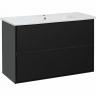 Тумба под раковину Aquanet Милан 100 269299 подвесная Черный глянец, купить, цена, заказать, магазин, доставка, скидка, промокод, купить, цена, заказать, магазин, доставка, скидка, промокод