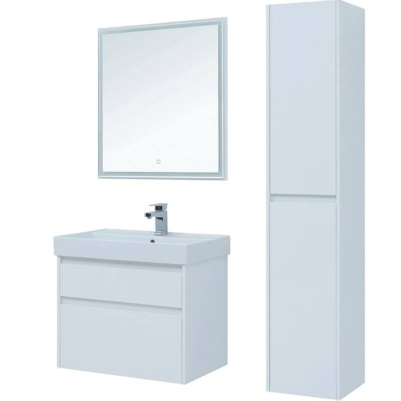 Тумба под раковину Aquanet Nova Lite 75 242272 подвесная Белая, купить, цена, заказать, магазин, доставка, скидка, промокод, купить, цена, заказать, магазин, доставка, скидка, промокод