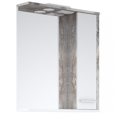 Зеркало со шкафом Corozo Лорена 65 SD-00000294 с подсветкой Антик Белое