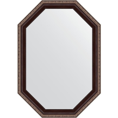 Зеркало Evoform Polygon 69х49 BY 7273 в багетной раме - Махагон с орнаментом 50