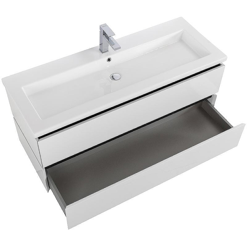 Тумба под раковину Cezares Plane 120 PLANE-1200-2C-SO-BL подвесная Bianco Lucido, купить, цена, заказать, магазин, доставка, скидка, промокод, купить, цена, заказать, магазин, доставка, скидка, промокод