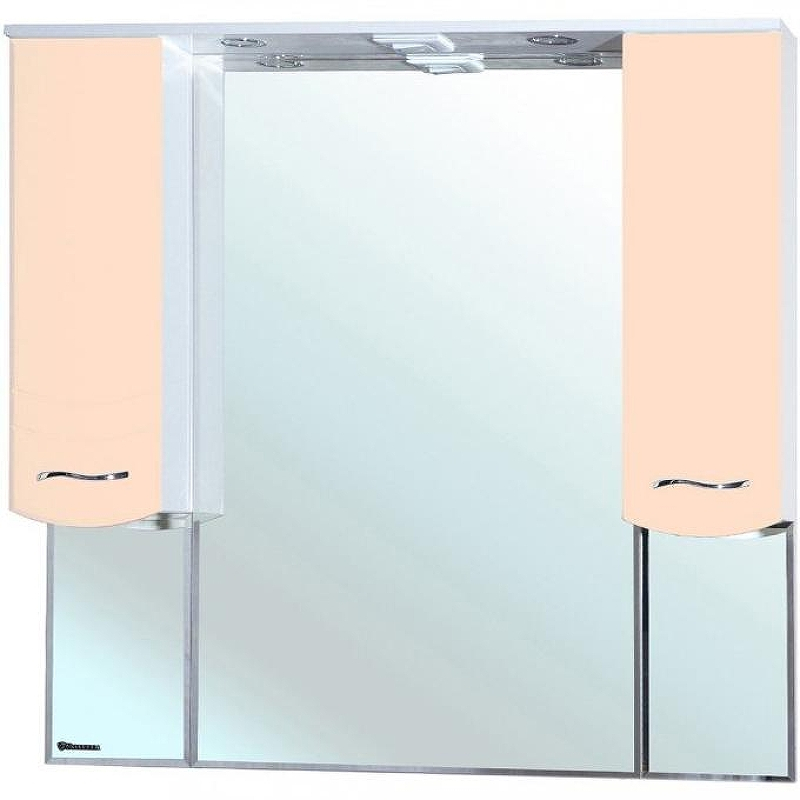 Зеркало со шкафом Bellezza Мари 105 4612918000223 с подсветкой Бежевое, купить, цена, заказать, магазин, доставка, скидка, промокод, купить, цена, заказать, магазин, доставка, скидка, промокод