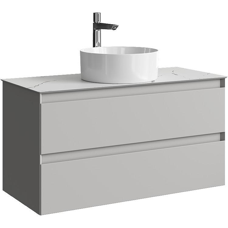 Тумба под раковину Aqwella Geometria 100 GE01102ST подвесная Серый туман, купить, цена, заказать, магазин, доставка, скидка, промокод, купить, цена, заказать, магазин, доставка, скидка, промокод