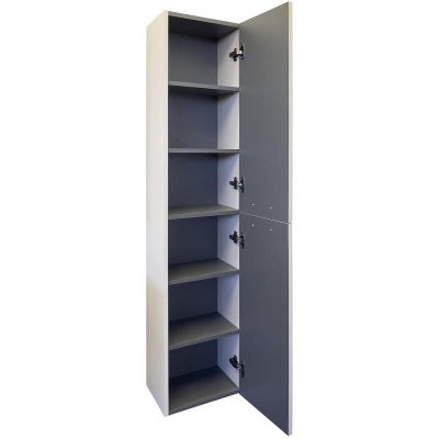 Шкаф пенал Comforty Касабланка 35 00-00017851 подвесной Серый шелк