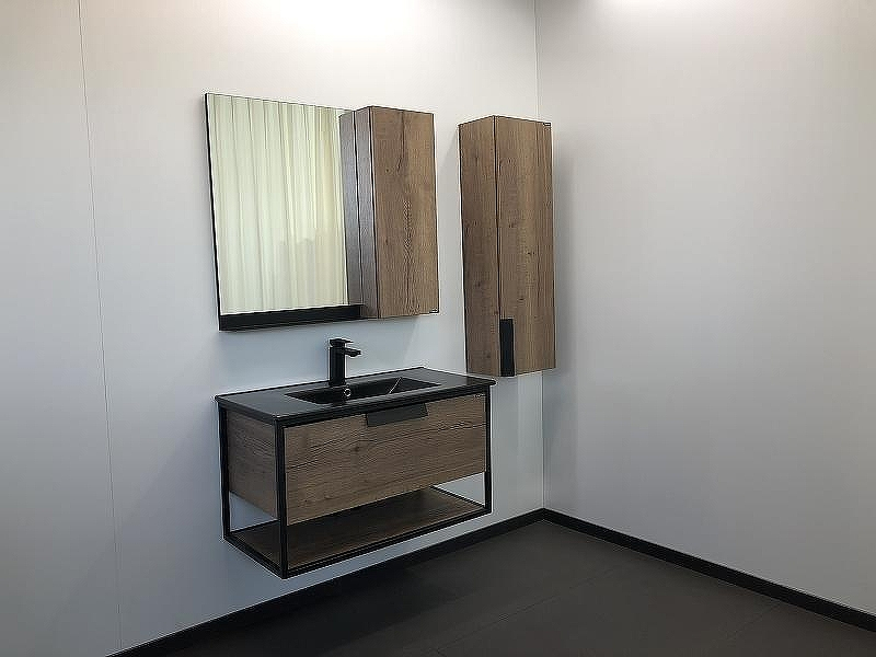 Тумба с раковиной Comforty Бонн 90 00-00001937 подвесная Дуб темный, купить, цена, заказать, магазин, доставка, скидка, промокод, купить, цена, заказать, магазин, доставка, скидка, промокод