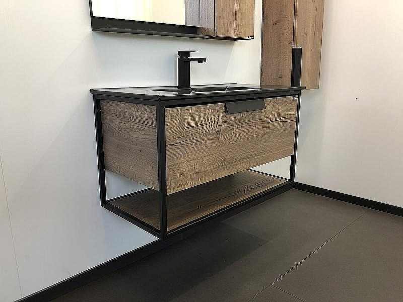 Тумба с раковиной Comforty Бонн 90 00-00001937 подвесная Дуб темный, купить, цена, заказать, магазин, доставка, скидка, промокод, купить, цена, заказать, магазин, доставка, скидка, промокод