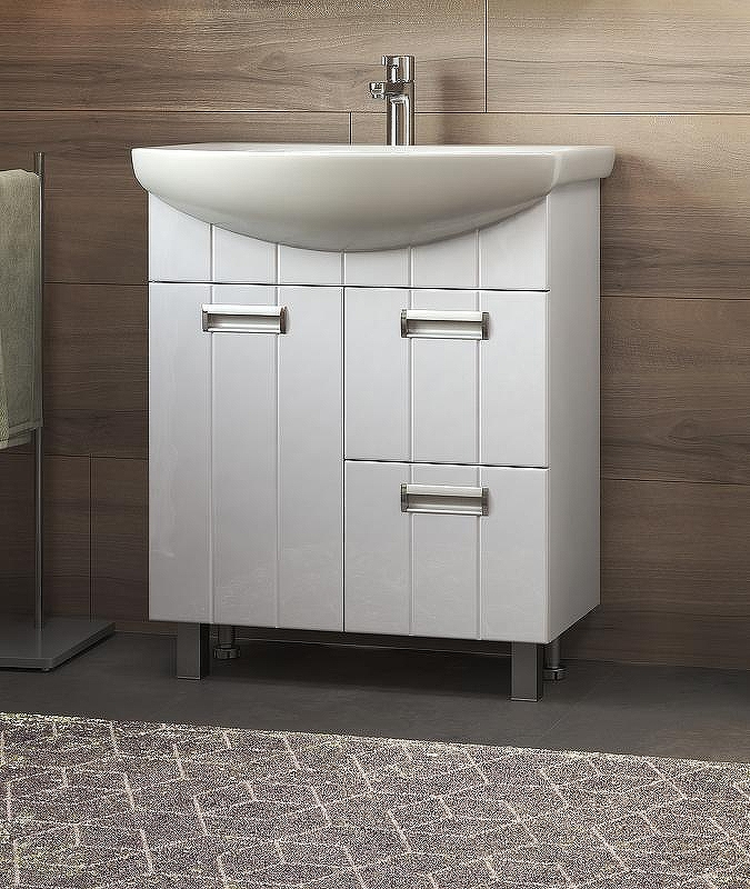 Тумба под раковину Vigo Diana 70 tn.DIA.BAL.70.1D.2Y Белая, купить, цена, заказать, магазин, доставка, скидка, промокод, купить, цена, заказать, магазин, доставка, скидка, промокод