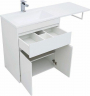 Тумба с раковиной Aquanet Токио 130 L 239215 Белая, купить, цена, заказать, магазин, доставка, скидка, промокод, купить, цена, заказать, магазин, доставка, скидка, промокод