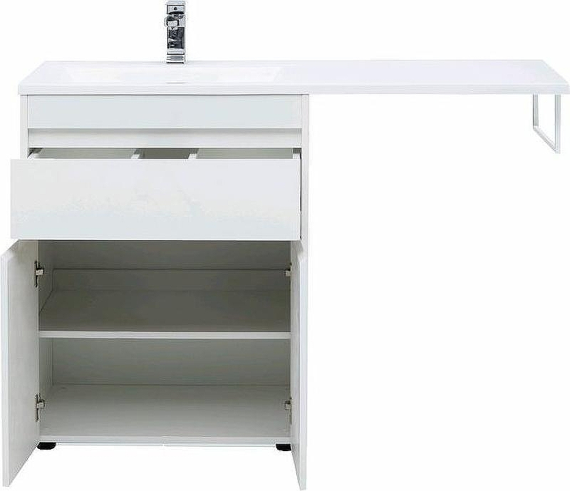 Тумба с раковиной Aquanet Токио 130 L 239215 Белая, купить, цена, заказать, магазин, доставка, скидка, промокод, купить, цена, заказать, магазин, доставка, скидка, промокод