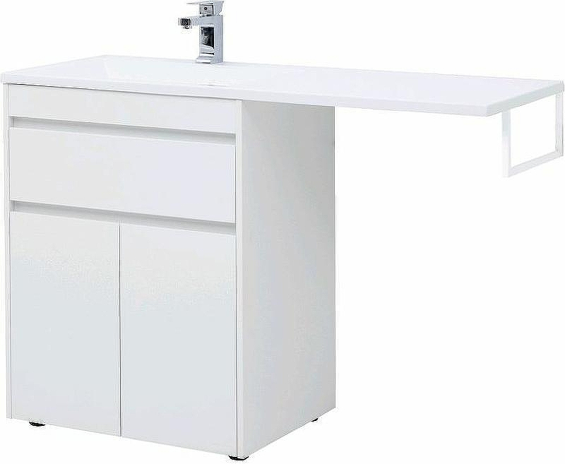 Тумба с раковиной Aquanet Токио 130 L 239215 Белая, купить, цена, заказать, магазин, доставка, скидка, промокод, купить, цена, заказать, магазин, доставка, скидка, промокод