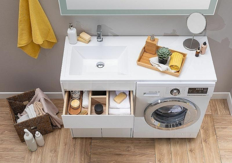 Тумба с раковиной Aquanet Токио 130 L 239215 Белая, купить, цена, заказать, магазин, доставка, скидка, промокод, купить, цена, заказать, магазин, доставка, скидка, промокод