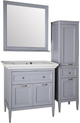 Шкаф пенал ASB-Woodline Гранда 40 11488 Grigio