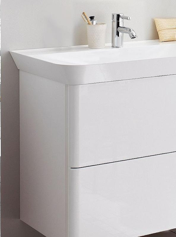 Тумба с раковиной Burgbad Iveo 100 SFEN100F2833G0161C0001*1 подвесная Белая глянцевая, купить, цена, заказать, магазин, доставка, скидка, промокод, купить, цена, заказать, магазин, доставка, скидка, промокод