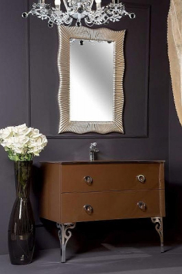 Тумба под раковину Boheme Armadi Art NeoArt 100 830-100-DB подвесная Dark Brown