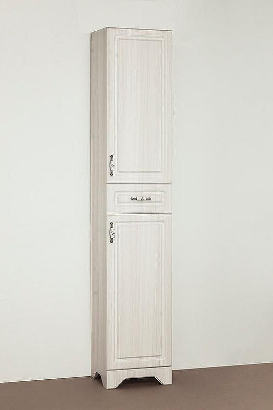 Шкаф пенал Style Line Олеандр 2 Люкс 36 ЛС-00000290 Рельеф пастель, купить, цена, заказать, магазин, доставка, скидка, промокод, купить, цена, заказать, магазин, доставка, скидка, промокод