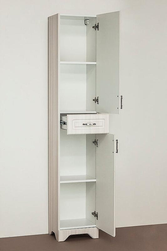 Шкаф пенал Style Line Олеандр 2 Люкс 36 ЛС-00000290 Рельеф пастель, купить, цена, заказать, магазин, доставка, скидка, промокод, купить, цена, заказать, магазин, доставка, скидка, промокод