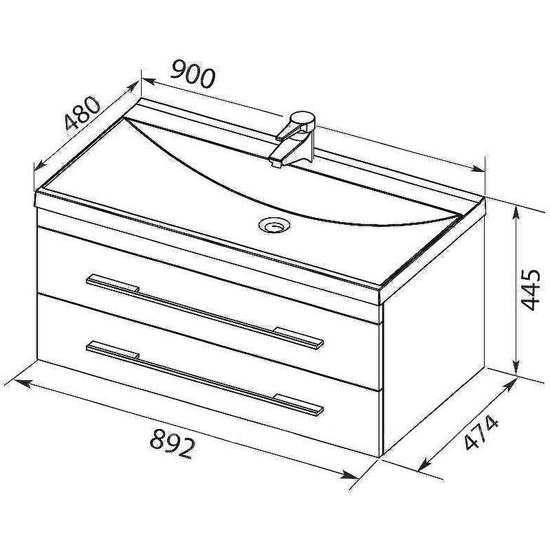 Тумба под раковину Aquanet Верона 90 272424 подвесная Белая матовая, купить, цена, заказать, магазин, доставка, скидка, промокод, купить, цена, заказать, магазин, доставка, скидка, промокод