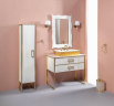Тумба под раковину Boheme Armadi Art Monaco 100 867-100-WG Белый глянец Золото, купить, цена, заказать, магазин, доставка, скидка, промокод, купить, цена, заказать, магазин, доставка, скидка, промокод