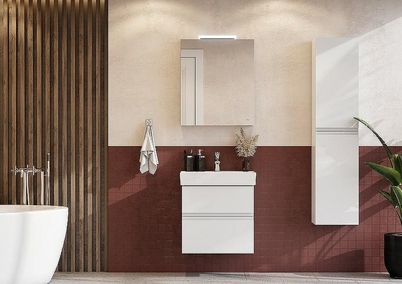 Тумба под раковину Roca Oleta 60 A857639806 подвесная Белый глянец, купить, цена, заказать, магазин, доставка, скидка, промокод, купить, цена, заказать, магазин, доставка, скидка, промокод