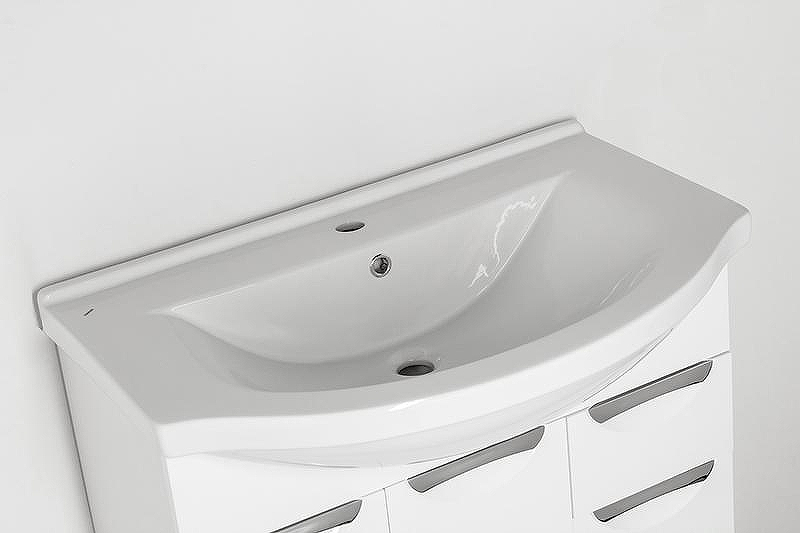 Тумба под раковину Style Line Жасмин 80 Белый глянец, купить, цена, заказать, магазин, доставка, скидка, промокод, купить, цена, заказать, магазин, доставка, скидка, промокод