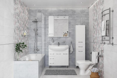 Зеркало со шкафом DIWO Дмитров 80 L СО-Дм04080-011Л с подсветкой Белое