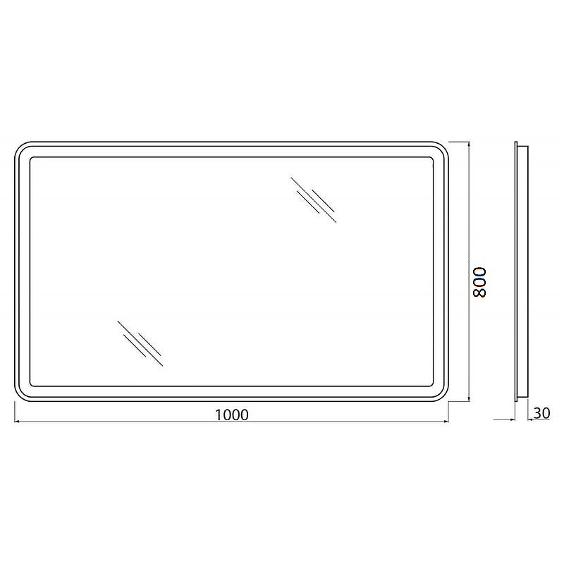 Зеркало BelBagno SPC-MAR 100 с кнопочным выключателем с подсветкой, купить, цена, заказать, магазин, доставка, скидка, промокод, купить, цена, заказать, магазин, доставка, скидка, промокод