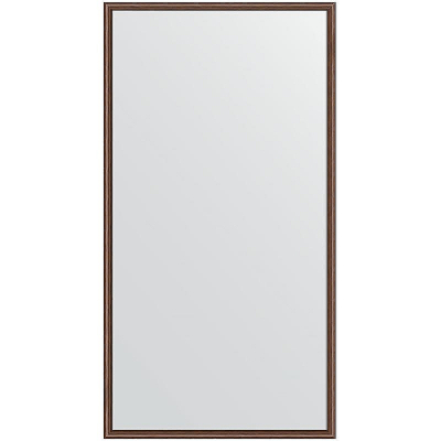 Зеркало Evoform Definite 128х68 BY 0740 в багетной раме - Орех 22