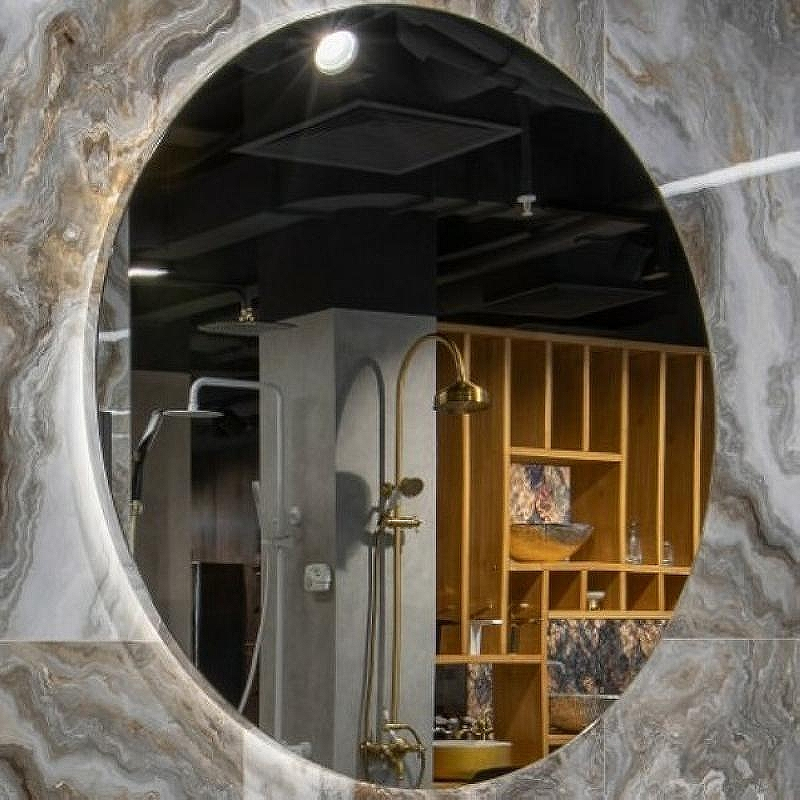 Зеркало Boheme Armadi Art Rombo 100 545-100 с подсветкой с сенсорным выключателем, купить, цена, заказать, магазин, доставка, скидка, промокод, купить, цена, заказать, магазин, доставка, скидка, промокод