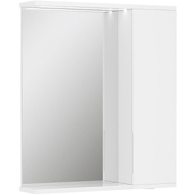 Зеркало со шкафом Volna Lake 60 R zsLAKE60.R-01 с подсветкой Белое