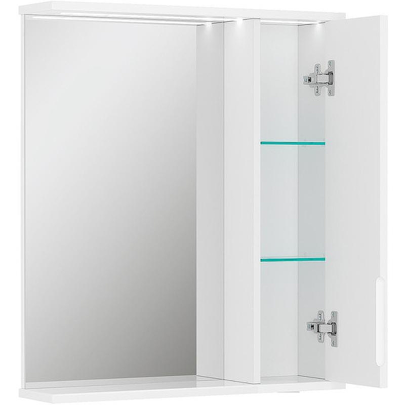 Зеркало со шкафом Volna Lake 60 R zsLAKE60.R-01 с подсветкой Белое, купить, цена, заказать, магазин, доставка, скидка, промокод, купить, цена, заказать, магазин, доставка, скидка, промокод