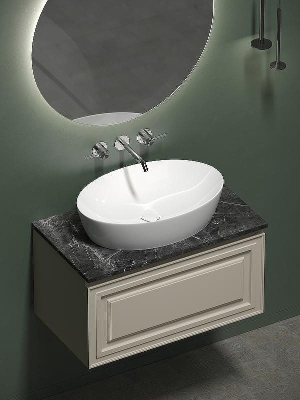 Тумба под раковину Sancos Very 80 VR80CE подвесная Beige Soft, купить, цена, заказать, магазин, доставка, скидка, промокод, купить, цена, заказать, магазин, доставка, скидка, промокод