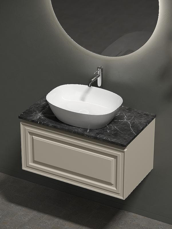 Тумба под раковину Sancos Very 80 VR80CE подвесная Beige Soft, купить, цена, заказать, магазин, доставка, скидка, промокод, купить, цена, заказать, магазин, доставка, скидка, промокод