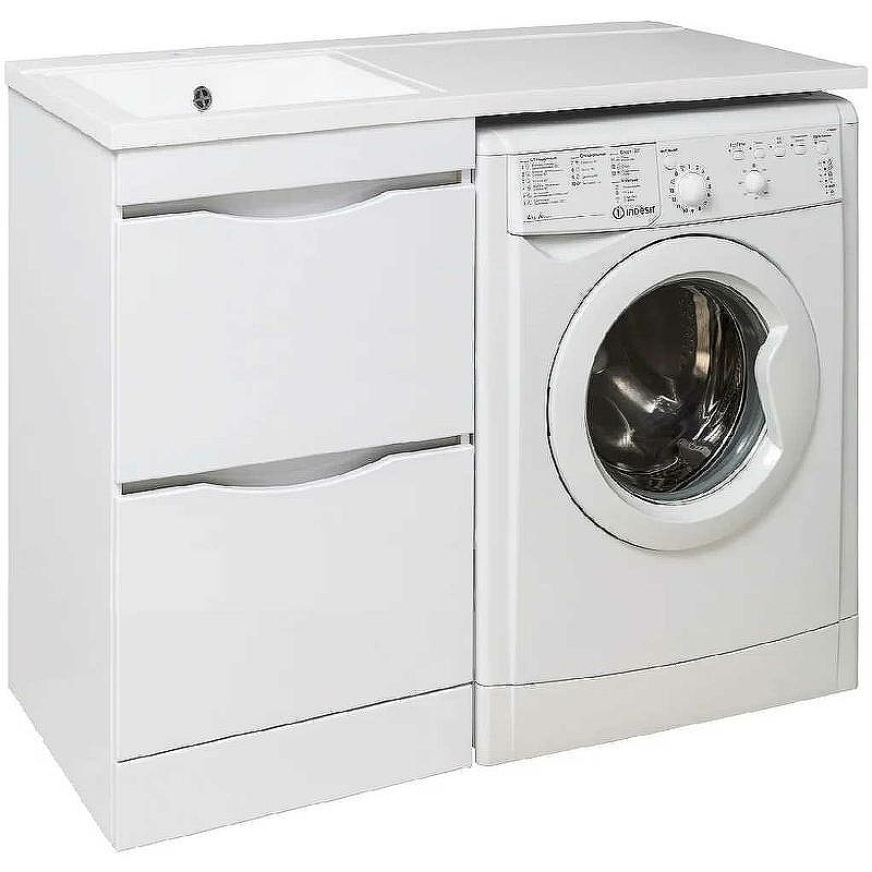 Тумба под раковину Runo Орион 105 00-00000145 Белая, купить, цена, заказать, магазин, доставка, скидка, промокод, купить, цена, заказать, магазин, доставка, скидка, промокод