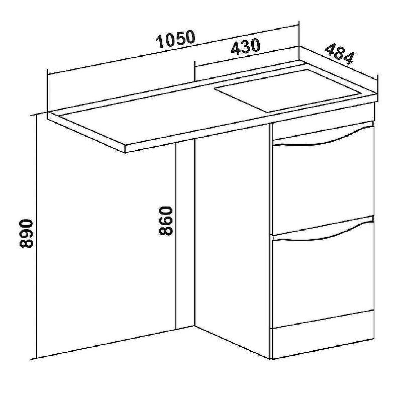 Тумба под раковину Runo Орион 105 00-00000145 Белая, купить, цена, заказать, магазин, доставка, скидка, промокод, купить, цена, заказать, магазин, доставка, скидка, промокод