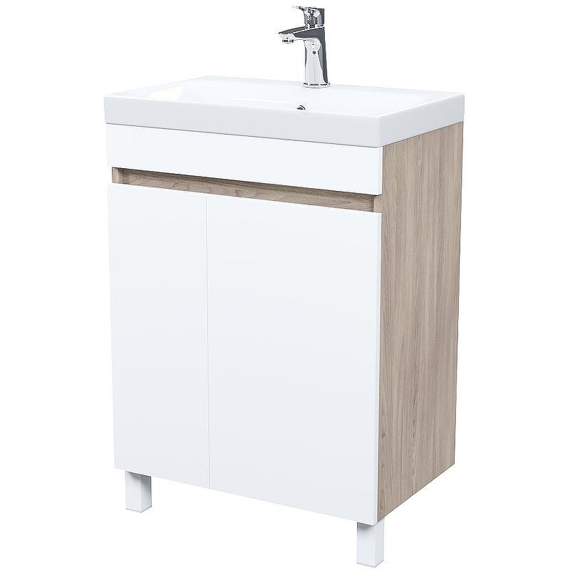 Тумба с раковиной Iddis Zodiac 60 ZOD6ADFi95K Белая матовая Дерево, купить, цена, заказать, магазин, доставка, скидка, промокод, купить, цена, заказать, магазин, доставка, скидка, промокод