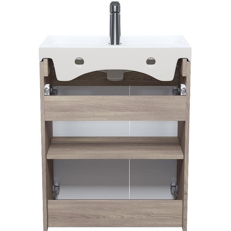 Тумба с раковиной Iddis Zodiac 60 ZOD6ADFi95K Белая матовая Дерево, купить, цена, заказать, магазин, доставка, скидка, промокод, купить, цена, заказать, магазин, доставка, скидка, промокод