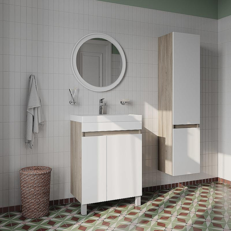 Тумба с раковиной Iddis Zodiac 60 ZOD6ADFi95K Белая матовая Дерево, купить, цена, заказать, магазин, доставка, скидка, промокод, купить, цена, заказать, магазин, доставка, скидка, промокод