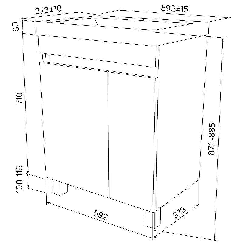 Тумба с раковиной Iddis Zodiac 60 ZOD6ADFi95K Белая матовая Дерево, купить, цена, заказать, магазин, доставка, скидка, промокод, купить, цена, заказать, магазин, доставка, скидка, промокод