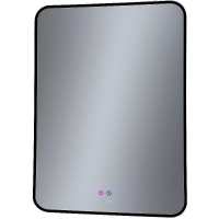 Зеркало Grossman Elegans-норма Black 60 1760802 с подсветкой Черное с сенсорным выключателем и подогревом, купить, цена, заказать, магазин, доставка, скидка, промокод, купить, цена, заказать, магазин, доставка, скидка, промокод