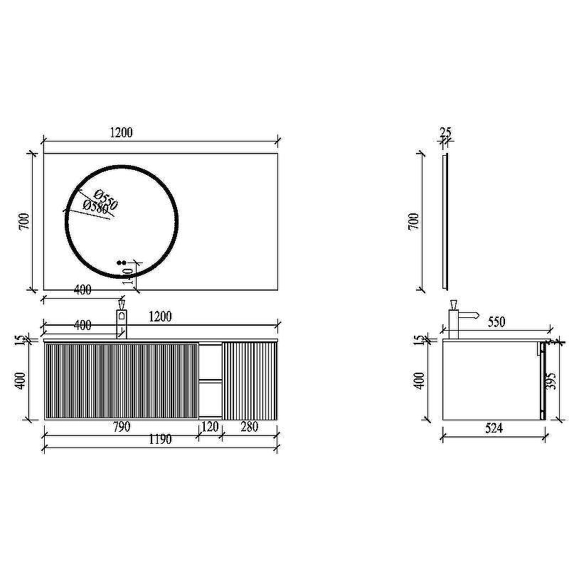 Тумба с раковиной Orans BC-9015-1200L 120 90151200L подвесная Темно-серая, купить, цена, заказать, магазин, доставка, скидка, промокод, купить, цена, заказать, магазин, доставка, скидка, промокод