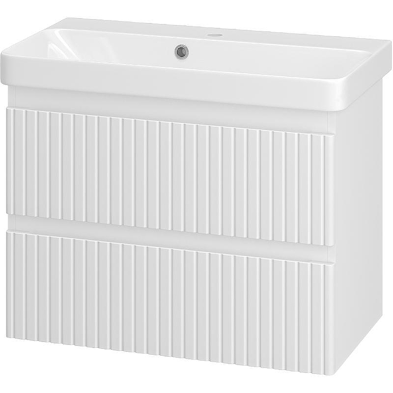 Тумба с раковиной Brevita Victory 70 УТ000015994 подвесная Белая матовая, купить, цена, заказать, магазин, доставка, скидка, промокод, купить, цена, заказать, магазин, доставка, скидка, промокод