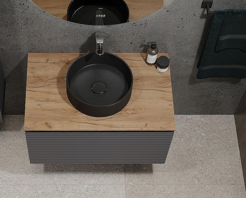 Тумба под раковину Jorno Cossety 80 Coss.01.80/P/A-DZ/JR подвесная Антрацит, купить, цена, заказать, магазин, доставка, скидка, промокод, купить, цена, заказать, магазин, доставка, скидка, промокод