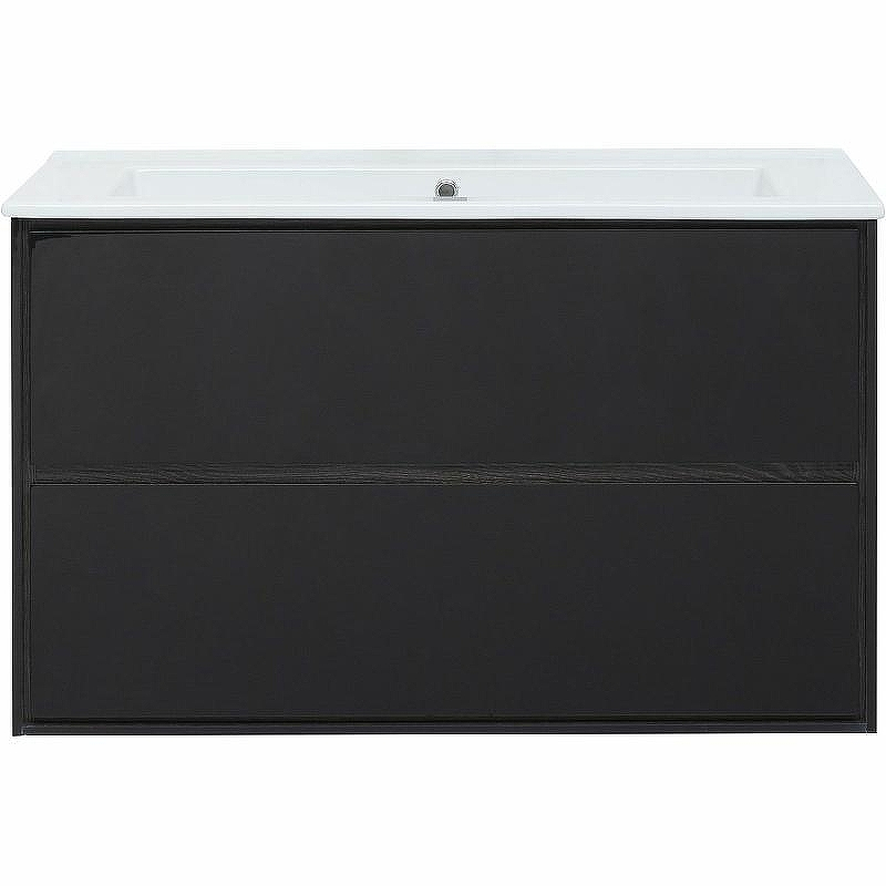 Тумба под раковину Aquanet Милан 105 316690 подвесная Черный глянец, купить, цена, заказать, магазин, доставка, скидка, промокод, купить, цена, заказать, магазин, доставка, скидка, промокод