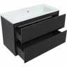 Тумба под раковину Aquanet Милан 105 316690 подвесная Черный глянец, купить, цена, заказать, магазин, доставка, скидка, промокод, купить, цена, заказать, магазин, доставка, скидка, промокод