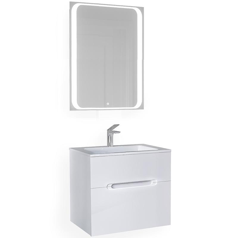 Зеркало Jorno Modul 65 Mоl.02.60/W с подсветкой с сенсорным выключателем, купить, цена, заказать, магазин, доставка, скидка, промокод, купить, цена, заказать, магазин, доставка, скидка, промокод