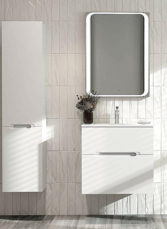 Зеркало Jorno Modul 65 Mоl.02.60/W с подсветкой с сенсорным выключателем, купить, цена, заказать, магазин, доставка, скидка, промокод, купить, цена, заказать, магазин, доставка, скидка, промокод