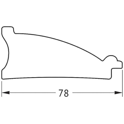 Зеркало Evoform Exclusive 154х64 BY 7456 с фацетом в багетной раме - Белая кожа с хромом 78
