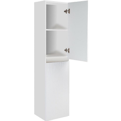 Шкаф пенал Runo Модена 35 00-00003974 подвесной Белый