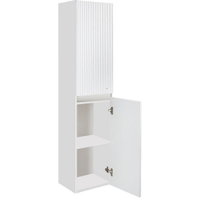 Шкаф пенал Runo Модена 35 00-00003974 подвесной Белый