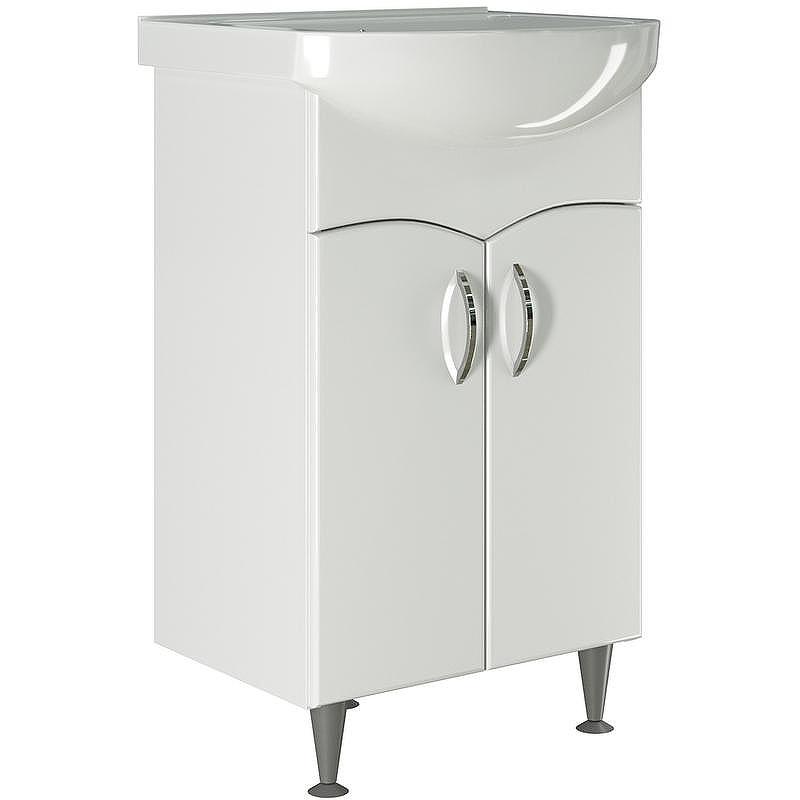 Тумба под раковину Mixline Формат 52 525507 Белая, купить, цена, заказать, магазин, доставка, скидка, промокод, купить, цена, заказать, магазин, доставка, скидка, промокод